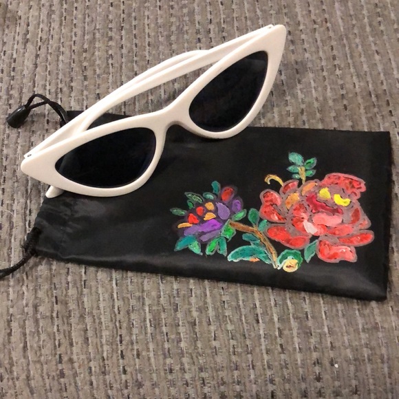 Hand crafted sunglasses  soft case - unique and I of - made by me - great gifts - Picture 3 of 3